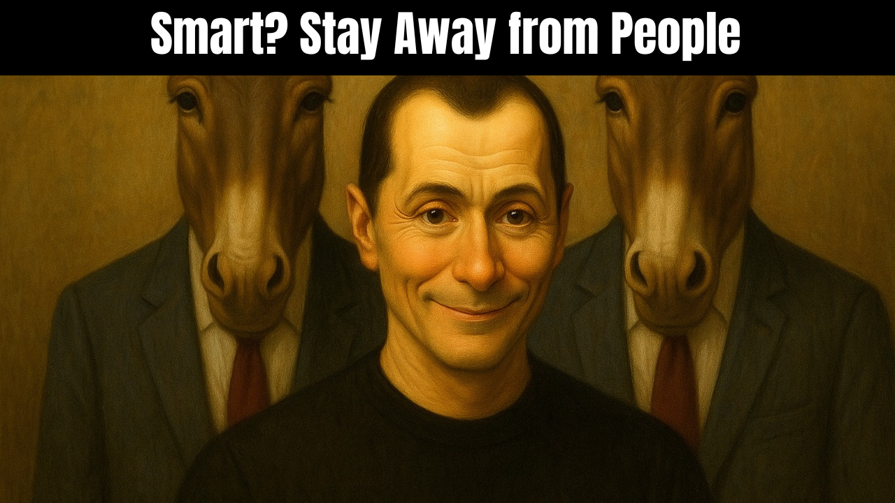 Smart? Stay Away from People