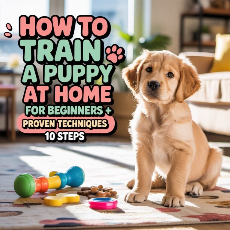 How to Train a Puppy at Home for Beginners + Proven Techniques + 10 Steps
